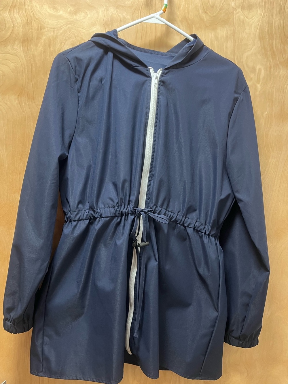 Women’s Hooded Windbreaker/Rain Jacket - Navy